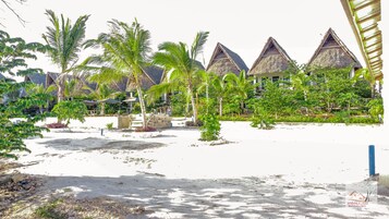 Outdoor wedding area