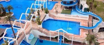 Benal Beach resort Benalmadena Malaga pools and slides wifi parking,
