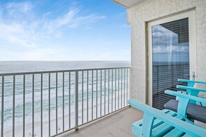 Property grounds - Best Ocean Front corner unit with wrap around balcony view of the beach and pool (Panama City Beach)