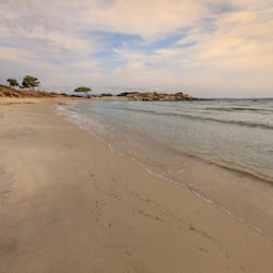 Plage, sable blanc, 3 bars de plage