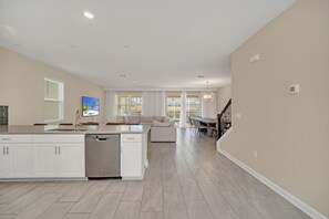 Microwave, oven, stovetop, dishwasher - Your Family Will Love the 1st Class Amenities at Your Private Mansion on Champions Gate Resort, Orlando Mansion 6271 (Davenport)