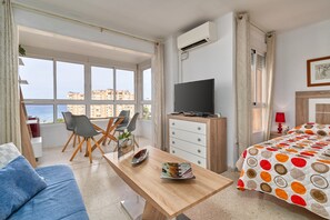 Iron/ironing board, free WiFi, bed sheets - Studio Apartment "Great Sea Views Studio A68" near Beach with Shared Pool & Wi-Fi (Torrox)