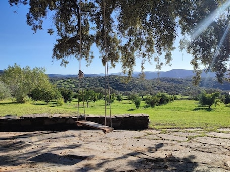 Property grounds. Country House El Rincón with Mountain Views, Private Pool and 2 Terraces