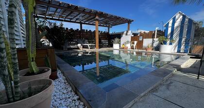 Charming accommodation with swimming pool and balcony with view