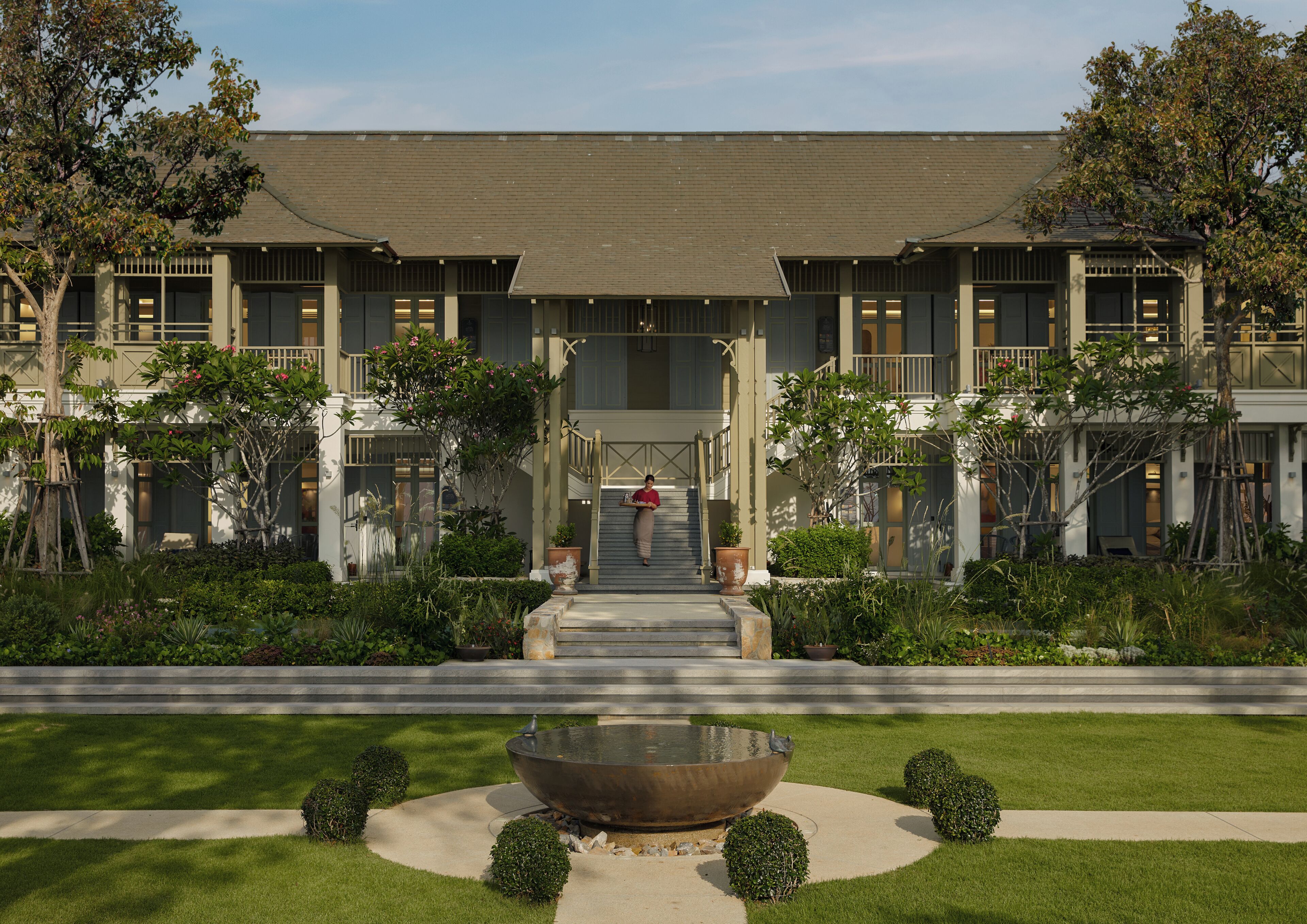 Interior entrance
