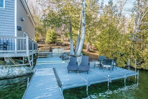 Outdoor dining - Maidstone  VT<br><br>Great location Majestic Maidstone Lake VT<br> 5 Bedroom retreat (Maidstone)