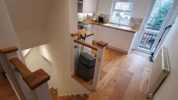 Comfort Townhome | Private kitchen | Dining tables