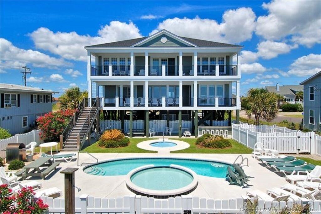 FOOTPRINTS in the SAND--- 7 BEDROOM 7 BATH OCEANFRONT