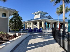 Outdoor dining - 2-Story Slide! Real Castle! MEGA Game Room! Close 2 Disney! 2061 (Kissimmee)