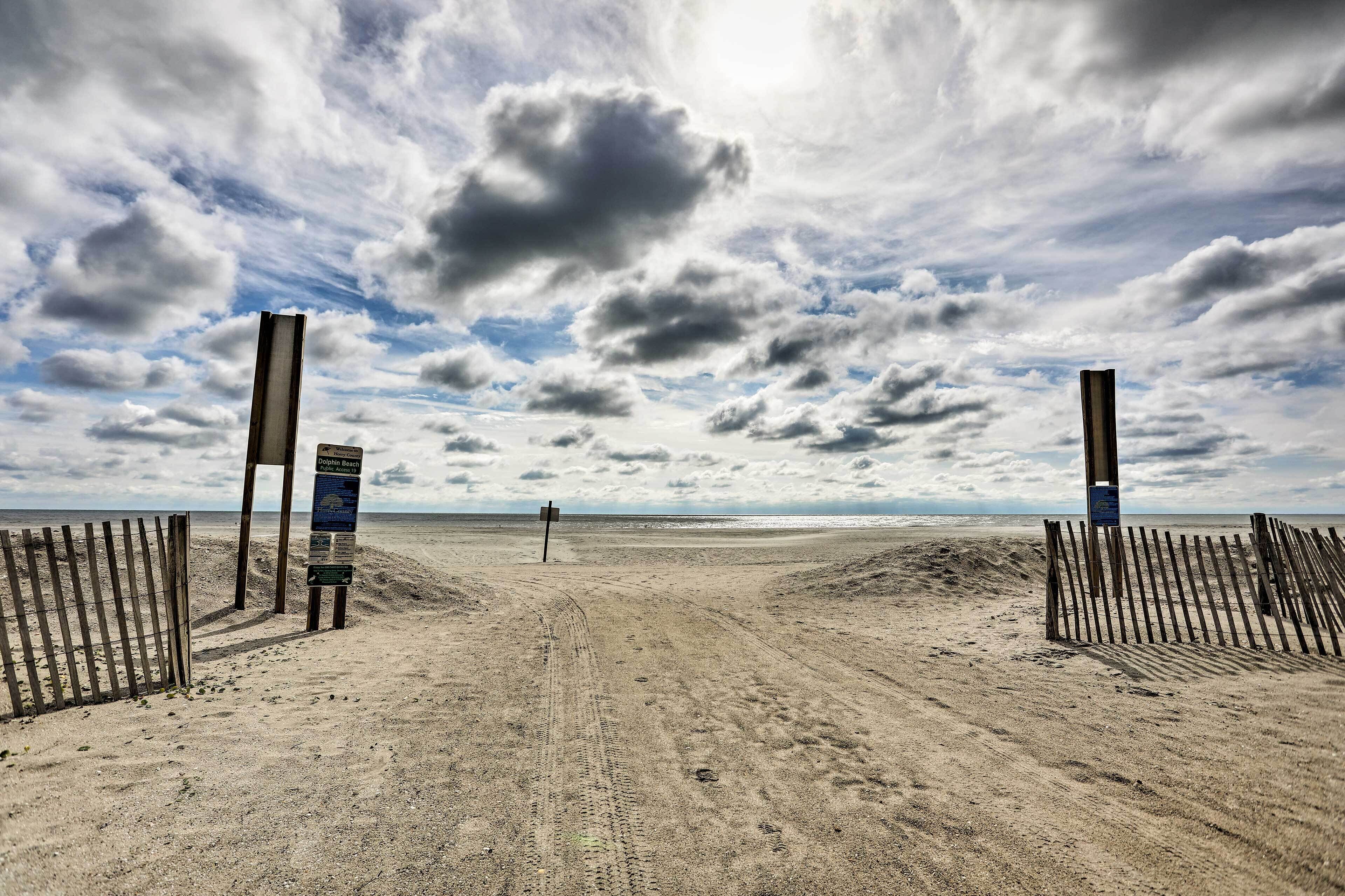 Beach nearby