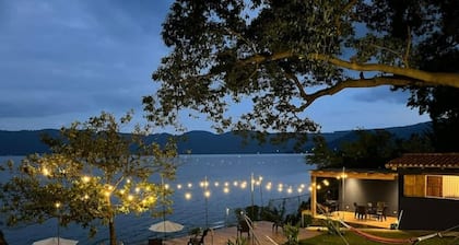 Cabins on Lake Coatepeque