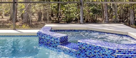 Indoor pool, a heated pool