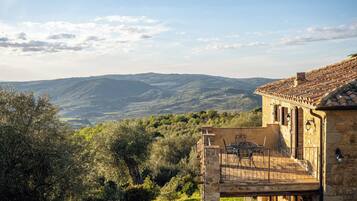 Family Apartment, 1 Bedroom, Air conditioning, Valley View | Terrace/patio