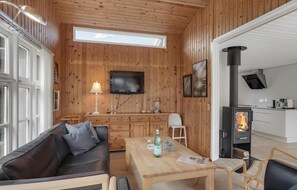 Fernseher, Kamin