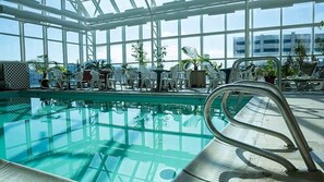 Indoor pool, a heated pool
