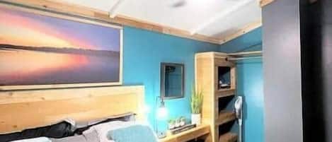 2 habitaciones, tabla de planchar con plancha y wifi gratis