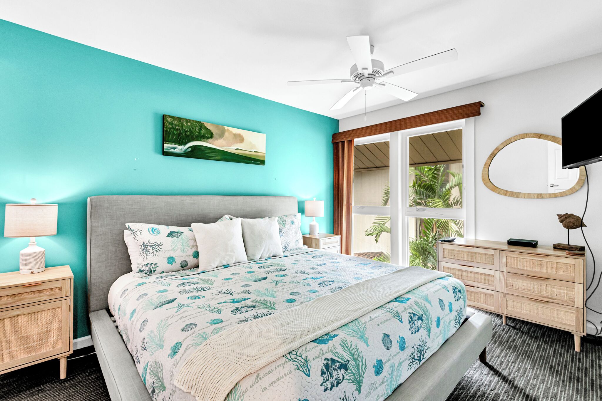 2 bedrooms, iron/ironing board, travel crib, free WiFi