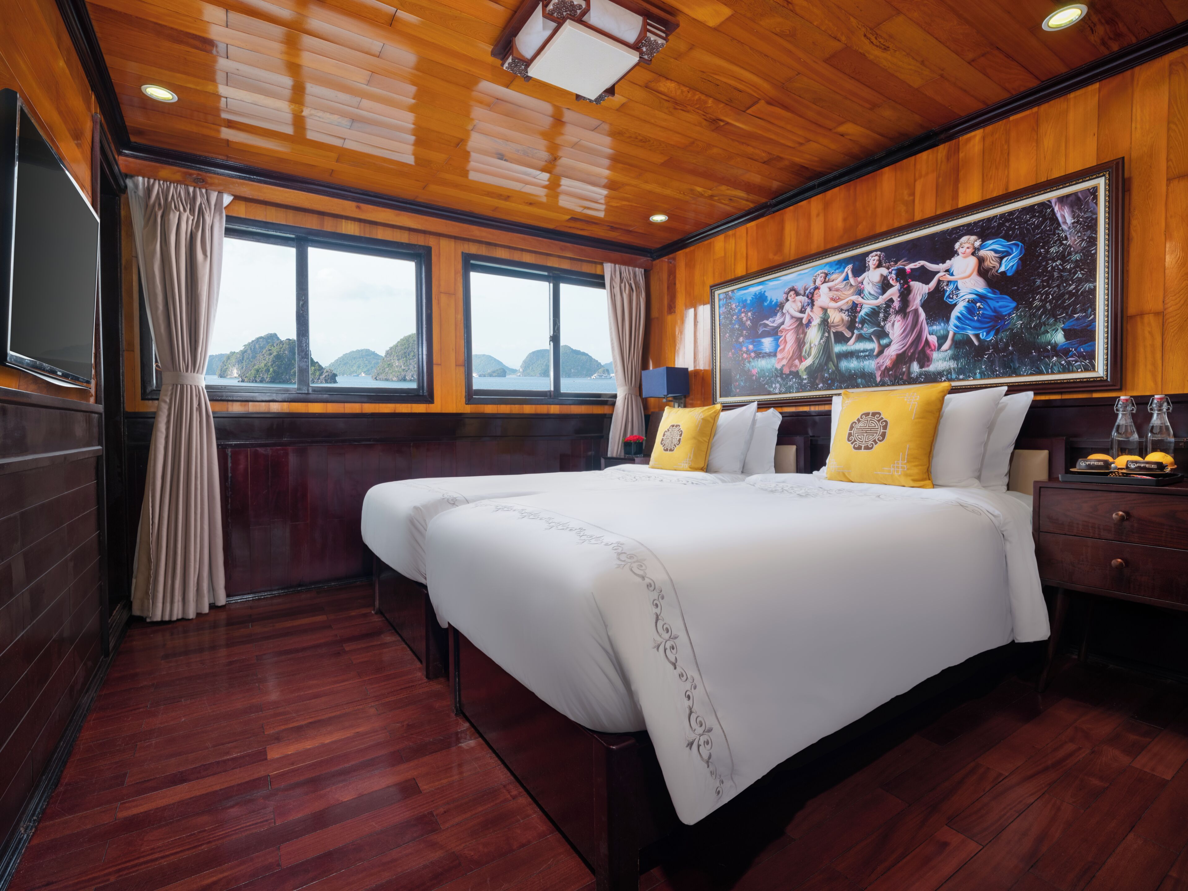 Deluxe kamer, 1 twee- of 2 eenpersoonsbedden, roken | Pillowtop-bedden, een bureau, verduisterende gordijnen