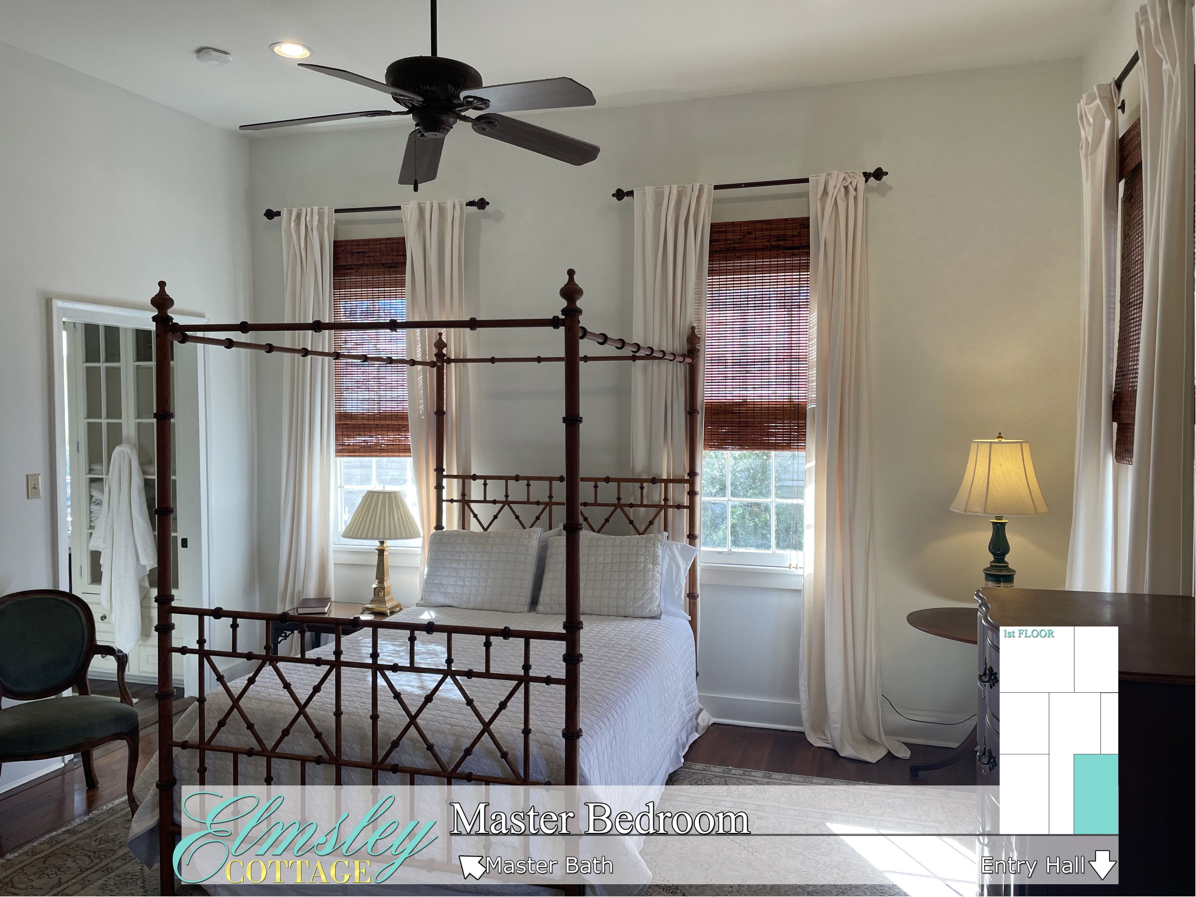 Elmsley Cottage charm and spaciousness in Natchez. 