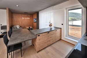 Suite, Hot Tub | Private kitchen | Mini-fridge, microwave, stovetop, coffee/tea maker