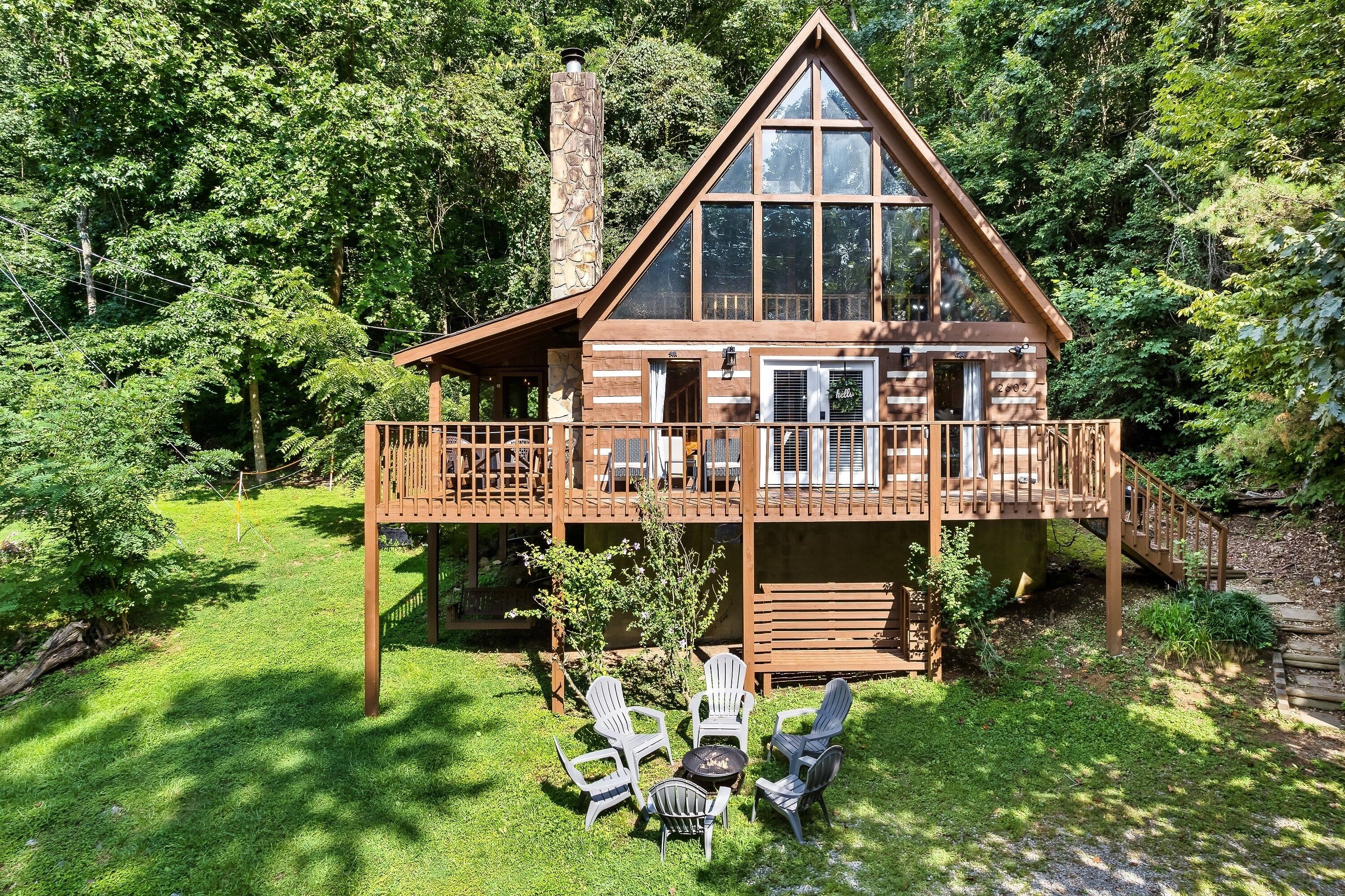 Welcome to Black Bear Chalet.  Perfect for 2 car parking.