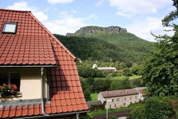 Blick über die Elbe zum Lilienstein