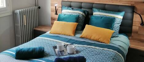 2 chambres, Wi-Fi, literie fournie