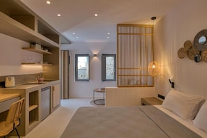 Suite, Garden View | In-room safe, desk, blackout drapes, soundproofing - Clementina Paros (Paros)