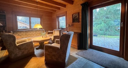 Ferienwohnung im Holzhaus, 5-10 Min. vom schönen Wandlitzsee entfernt