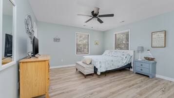 3 soverom, strykejern/-brett, wi-fi (inkludert) og sengetøy