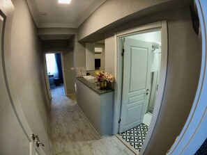 Fridge, microwave, cookware/dishes/utensils, dining tables - Miralya Homes (Fethiye)