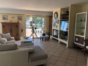 TV connectée, cheminée