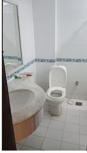Deluxe Double Room | Bathroom | Shower, designer toiletries, slippers, towels