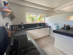 Kühlschrank, Ofen, Herdplatte, Geschirrspüler