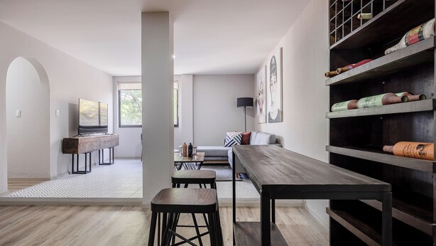 Living area - Bright and Airy 2BR in the Heart of Roma Norte (Mexico City)
