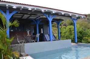Outdoor pool - Cases créoles classified 4**** with private pools (Terre-de-Bas)