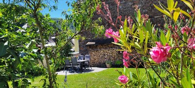 Ground floor apartment with garden and air conditioning on the Moselle between Cochem and Koblenz
