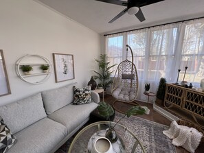 Smart TV, chimenea