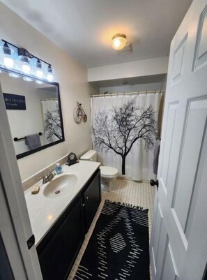 Towels, soap, shampoo