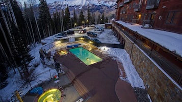 Una piscina riscaldata