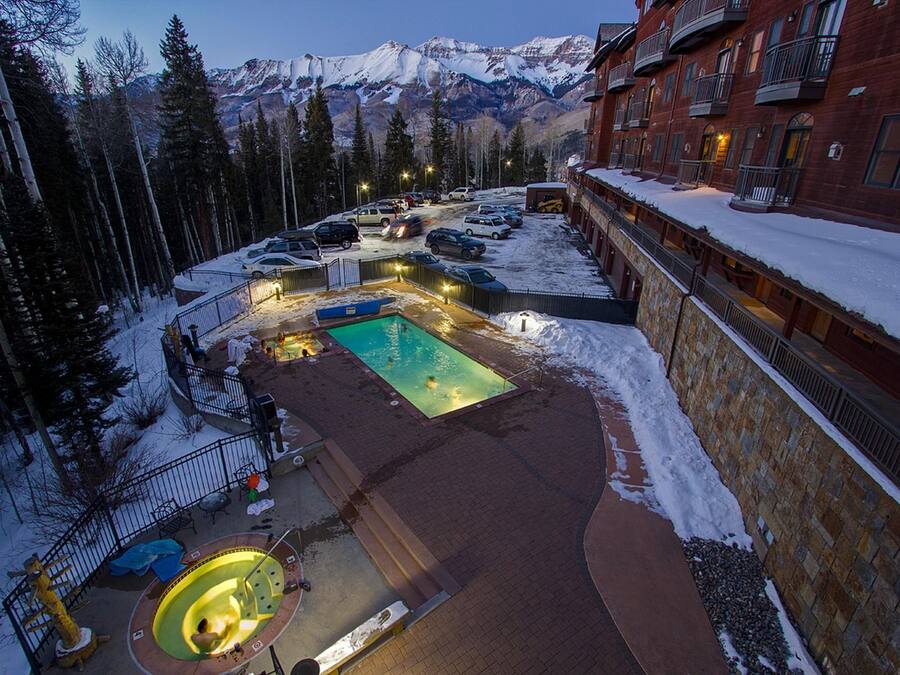 Una piscina climatizada