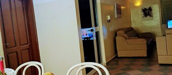 Beach and coconut trees