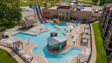 Indoor pool, outdoor pool