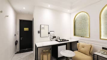 Premium bedding, memory-foam beds, individually decorated