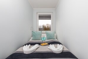 1 Schlafzimmer, individuell dekoriert, individuell eingerichtet