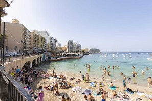 Basic Apartment, Multiple Beds | Beach/ocean view - Brand new Apartment in Sliema, 2 min by the Sea (Sliema)