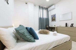 Basic Apartment, Multiple Beds | 2 bedrooms, laptop workspace, iron/ironing board, bed sheets - Brand new Apartment in Sliema, 2 min by the Sea (Sliema)