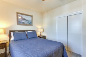 2 chambres, bureau, accès Internet, draps fournis
