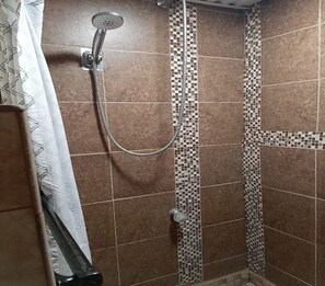 Shower, hair dryer, towels, soap - WELCOME TO VIGILANTE INN "INVINCIBLE QUARTERS"   #3 (Tombstone)
