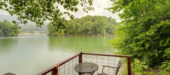 Lakefront Butler Retreat w/ Hot Tub & Dock!